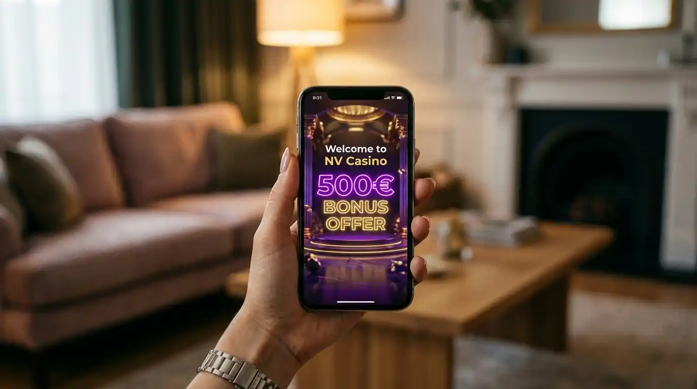 NV Casino Login Screen und Interface